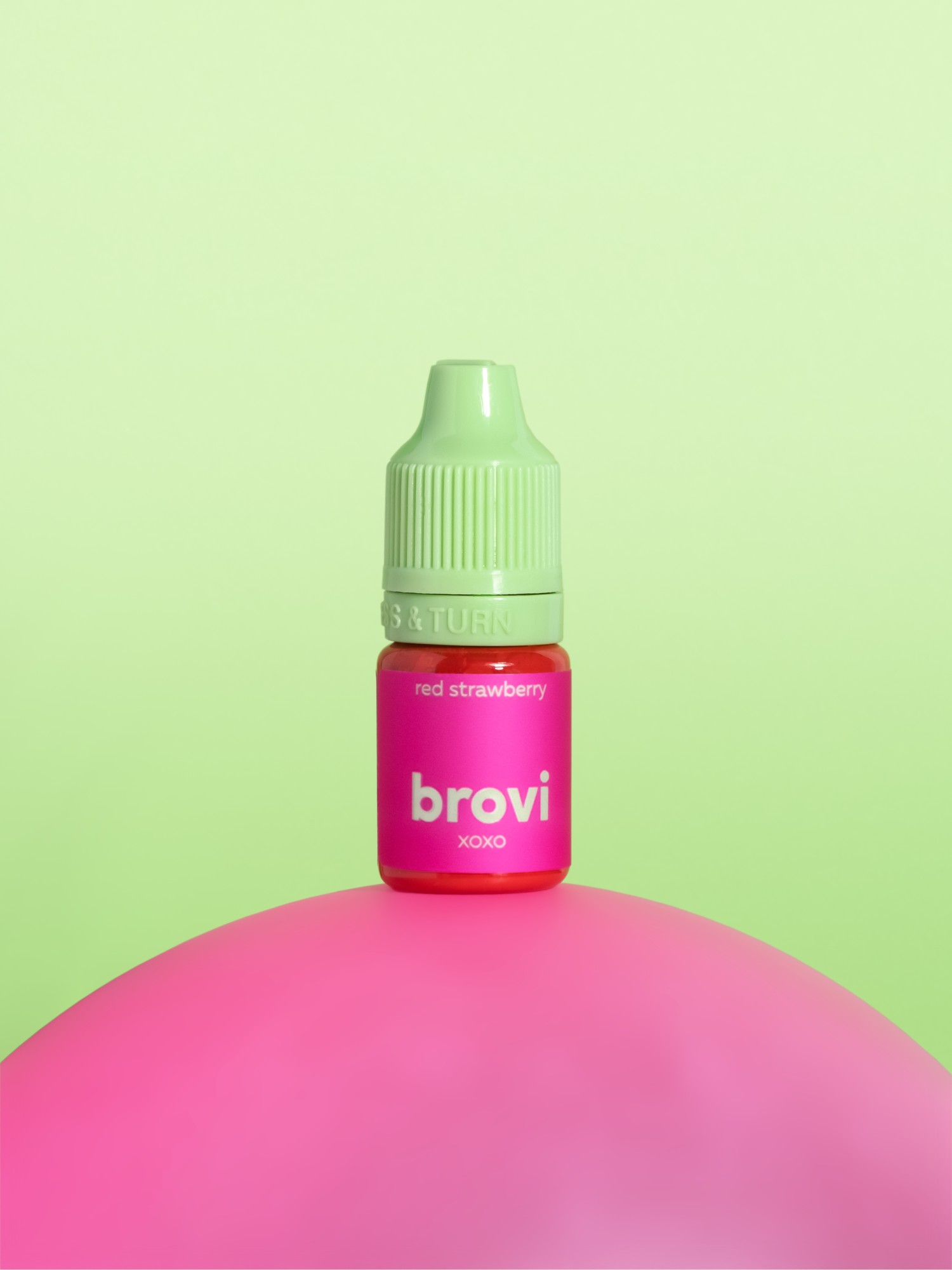 BROVI ტუჩის პიგმენტი red strawberry